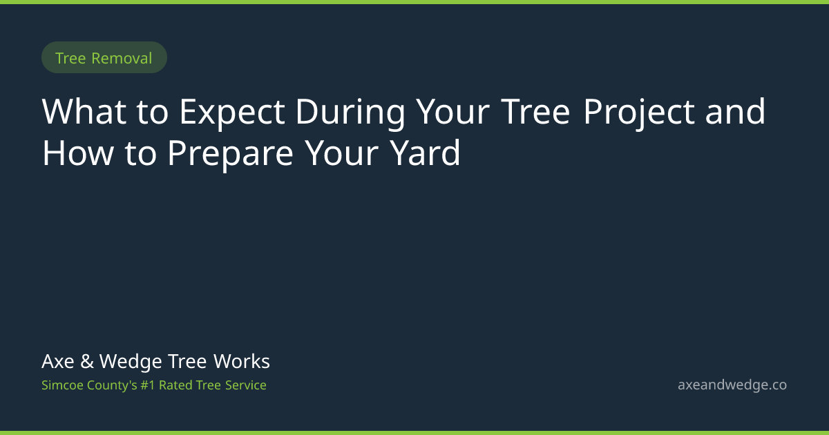 What to Expect During Your Tree Project and How to Prepare Your Yard ...